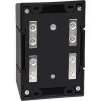 Magnetic Wall Mount Barrier with Magnetic Tape, Plastic, Magnetic Mount, 15', Black and Yellow Tape Ontario Packaging