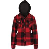 415RBW Quilted Hooded Shirt, Women's, X-Small, Multi-Colour Ontario Packaging