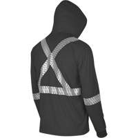 6966 Bird's-Eye Safety Hoodie, Small, Black Ontario Packaging