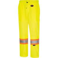 5999PW Women's  Traffic Safety Pants, Polyester, X-Small, High Visibility Lime-Yellow Ontario Packaging