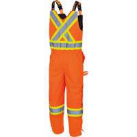 5040 Waterpoof Quilted Safety Overalls, Polyester, Small, High Visibility Orange Ontario Packaging