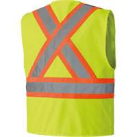 6689 High-Visibility Vest, High Visibility Lime-Yellow, 4X-Large, Polyester Ontario Packaging