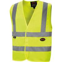 6886 High-Visibility Tricot Safety Vest, High Visibility Lime-Yellow, Small, Polyester Ontario Packaging