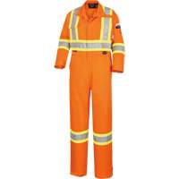 5551T Flame-Gard&reg; FR/Arc-Rated Coverall, Size 40 (Tall), High Visibility Orange, 9.1 cal/cm² Ontario Packaging