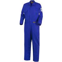 7779T FR-Tech&reg; 88/12 Arc Rated Flame Resistant Coveralls, Size 40 (Tall), Royal Blue, 10 cal/cm² Ontario Packaging