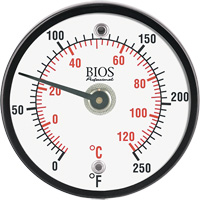 Thermomètre de surface magnétique, Sans contact, Analogique, 0-250°F (-20-120°C) SHI600 | Ontario Packaging
