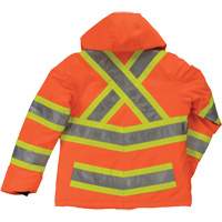 Women’s Insulated Flex Safety Jacket, Polyester, High Visibility Orange, X-Small SHI893 | Ontario Packaging