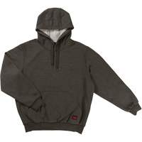 Water Repellent Fleece Pullover Hoodie, Men's, Small, Grey Ontario Packaging