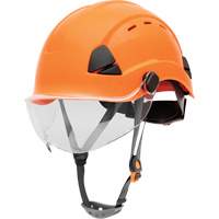 Fibre Metal Safety Helmet, Non-Vented, Ratchet, Orange SHJ273 | Ontario Packaging