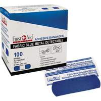 Bandages, Rectangular/Square, 3", Fabric Metal Detectable, Non-Sterile SHJ433 | Ontario Packaging