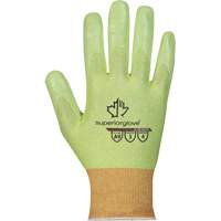 Gants r&eacute;sistant aux coupures haute visibilit&eacute; S18TAXFN, Taille 6, Calibre 18, Rev&ecirc;tement Mousse de nitrile, Enveloppe en TenActiv, ASTM ANSI niveau A9 Ontario Packaging