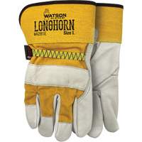 Longhorn Gloves, Large, Grain Cowhide Palm NJZ096 | Ontario Packaging