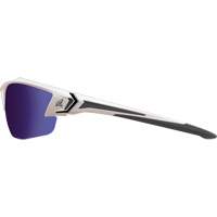 Khor G2 Safety Glasses, Blue Mirror Lens, Anti-Scratch/Polarized, ANSI Z87+/MCEPS GL-PD 10-12/Meets/Exceeds CSA Z94.3 Ontario Packaging