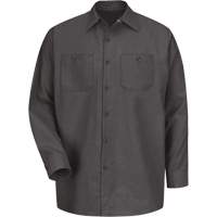 Chemise industrielle de travail &agrave; manches longues, Hommes, Moyen, Charbon Ontario Packaging