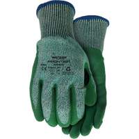 351 Stealth Frontier Gloves, Size X-Small, 13 Gauge, PVC/Rubber Latex Coated, HPPE/Polyester Shell, ASTM ANSI Level A5 Ontario Packaging