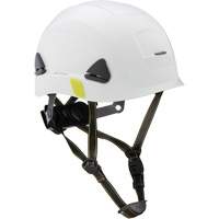 Fibre Metal Climbing Style Safety Helmet, Meets CSA Type 2, Ratchet Suspension, Non-Vented Ontario Packaging