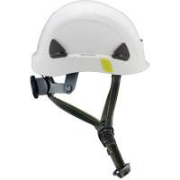 Fibre Metal Climbing Style Safety Helmet, Meets CSA Type 2, Ratchet Suspension, Non-Vented Ontario Packaging