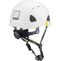 Fibre Metal Climbing Style Safety Helmet, Meets CSA Type 2, Ratchet Suspension, Vented Ontario Packaging