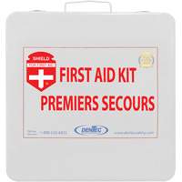 Shield First Aid Kit, Meets/Exceeds CSA Z1220-24 Type 2 Low-Risk Environment, Medium (26-50 Workers) Ontario Packaging