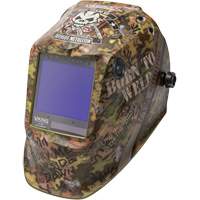 VIKING 3350 Born To Weld Welding Helmet, 3.74" L x 3.34" W View Area, 5 - 13 Shade Range Ontario Packaging