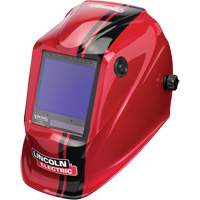 VIKING 3350 Code Red&reg; Welding Helmet, 3.74" L x 3.34" W View Area, 5 - 13 Shade Range Ontario Packaging