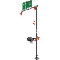 Combination Shower with Open Stainless Steel Bowl & Top Inlet, Pedestal Ontario Packaging