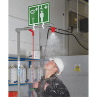 Combination Shower with Closed ABS Bowl & Top Inlet, Pedestal Ontario Packaging