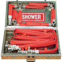 16-Nozzle Portable Decontamination Shower, Meets None Ontario Packaging