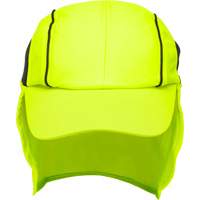 Cooling Hat with Neck Shade, Hi-Vis Lime Ontario Packaging