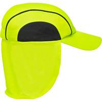 Cooling Hat with Neck Shade, Hi-Vis Lime Ontario Packaging