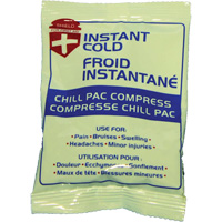 Instant Chill Pac Compress, Cold, Single Use, 4" x 6" Ontario Packaging