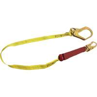 External Energy Absorber Lanyard with 2-1/4" Hook, 6', Snap Hook Center, Snap Hook Leg Ends, Polyester Ontario Packaging