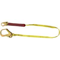 External Energy Absorber Lanyard with 2-1/4" Hook, 6', Snap Hook Center, Snap Hook Leg Ends, Polyester Ontario Packaging