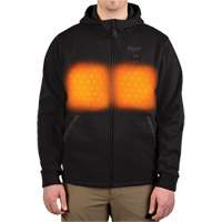 M12 Heated Hoodie (Jacket Only), Men's, Medium, Black, Poly-Cotton Ontario Packaging