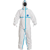Hooded Coveralls, Small, White, Tyvek&reg; 600 Ontario Packaging