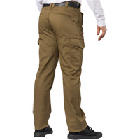 Pantalon cargo Big Flex, Poly-coton/Spandex, Vert olive militaire, Taille 46, Entrejambe 30 Ontario Packaging