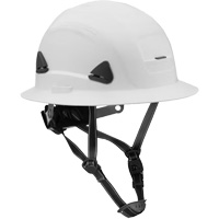 Fibre Metal Climbing Style Helmet with Full Brim, Meets CSA Type 2, Ratchet Suspension, Non-Vented Ontario Packaging