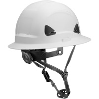 Fibre Metal Climbing Style Helmet with Full Brim, Meets CSA Type 2, Ratchet Suspension, Non-Vented Ontario Packaging