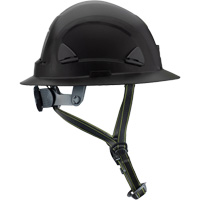 Fibre Metal Climbing Style Helmet with Full Brim, Meets CSA Type 2, Ratchet Suspension, Non-Vented Ontario Packaging