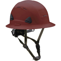 Casque Fibre Metal de style escalade avec bordure compl&egrave;te, R&eacute;pond aux normes CSA type 2, Suspension Rochet, Ventil&eacute; Ontario Packaging