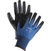 Gants l&eacute;gers et haute dext&eacute;rit&eacute; r&eacute;sistants &agrave; la coupe, Taille 10, Calibre 18, Rev&ecirc;tement Mousse de nitrile, Enveloppe en Acier inoxydable/PEHP/Tungst&egrave;ne, ASTM ANSI niveau A9 Ontario Packaging