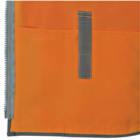 Pioneer Mesh Back Zip Front Surveyor Safety Vest, High Visibility Orange, Small, Polyester Ontario Packaging