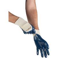 Medium-Weight Interlock Lined Gloves, 9/Large, Nitrile Coating, Cotton Shell Ontario Packaging