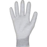 KnitActiv Electrostatic Dissipative Low-Linting White Gloves, 5, Polyurethane Coating, 13 Gauge, Nylon/Cotton Shell Ontario Packaging