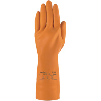 Gants robustes r&eacute;sistants aux produits chimiques AlphaTec 87-208, Taille 7, 12,8" lo, Latex de caoutchouc, Doublure en Coton/Ouat&eacute;e, 29,5 mils Ontario Packaging