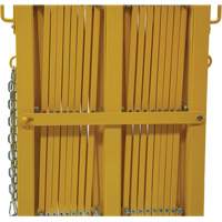 Expandable Barrier, 84" H x 20' L, Yellow Ontario Packaging