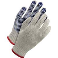 Deny&reg; Poly-Cotton Glove with PVC Dots, Size Small Ontario Packaging