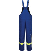 Bizflame&reg; 88/12 Insulated Bib Pants, Cotton/Nylon, Small, Blue Ontario Packaging