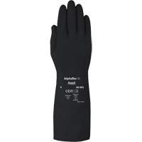 Gants d,usage moyen r&eacute;sistants aux produits chimiques AlphaTec 38001PP, Taille 7, 14" lo, Caoutchouc butyle, 14 mils Ontario Packaging