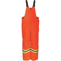 Heavy-Duty FR-Treated Journeyman 300D Trilobal Rip-Stop Coveralls, Polyester, Small, High Visibility Orange Ontario Packaging